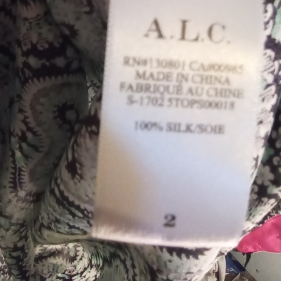 A.L.C. SIlk Blouse - Picture 4 of 7